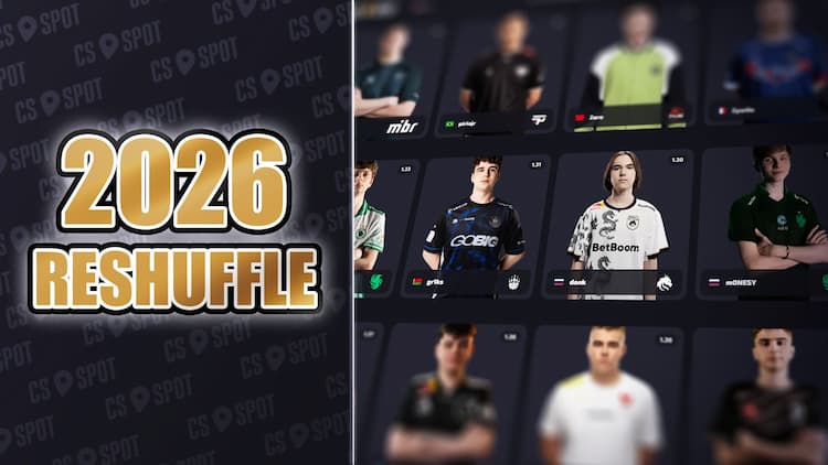 CS2 Rostermania 2026: Key Transfers and the VRS Domino Effect