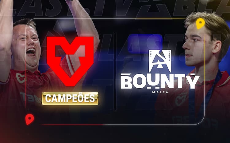 MOUZ conquista a BLAST Bounty Season 2 2026 após vencer a Spirit na grande final