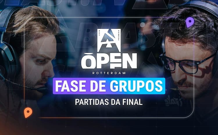 Decisórias da fase de grupos da BLAST Rotterdam 2026