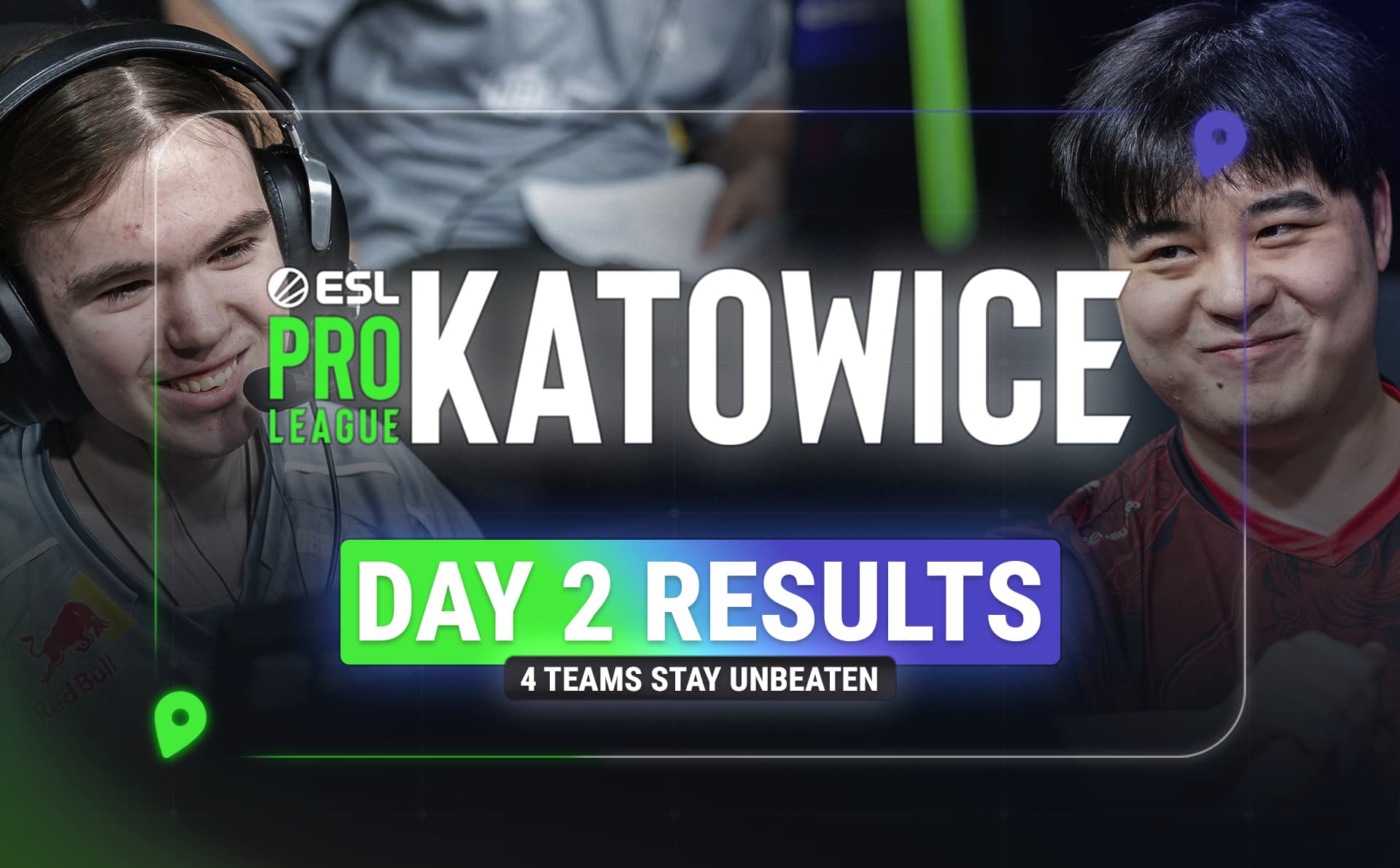 EPL Season 24 Day 2: Four Teams Stay Unbeaten as G2 Fall to 0–2