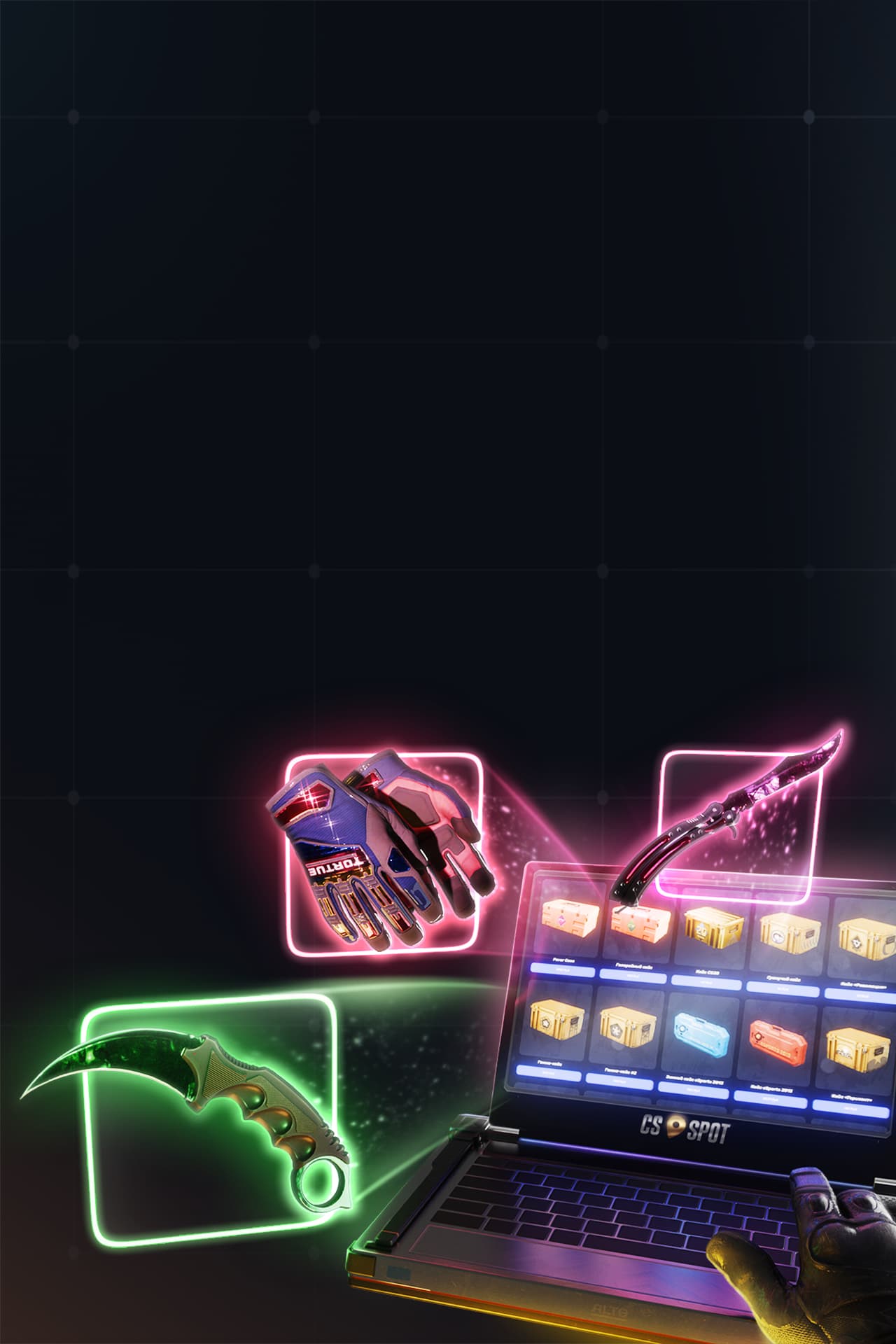 CS2 opening cases sites database!