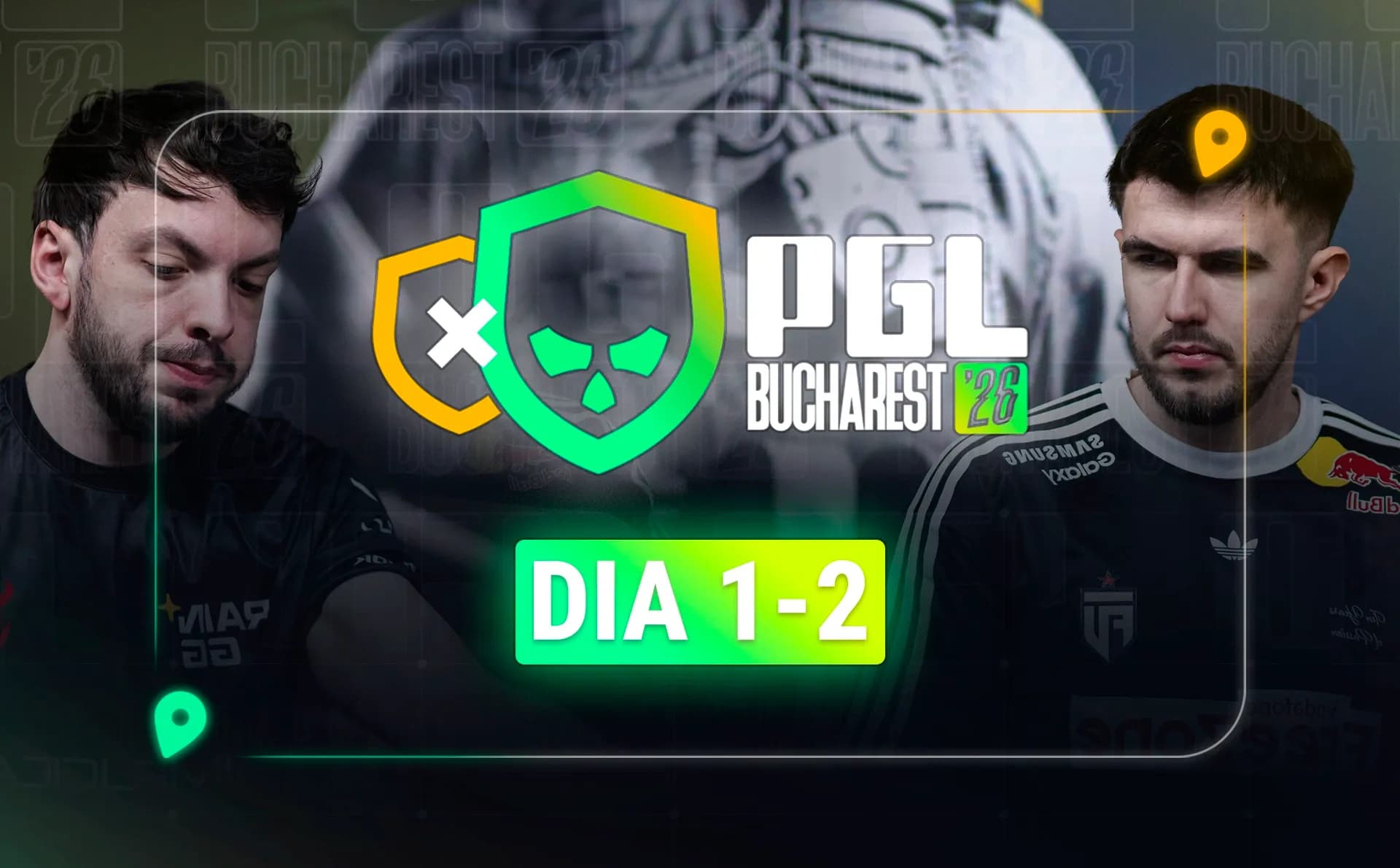 PGL Bucharest 2026, dias 1 e 2