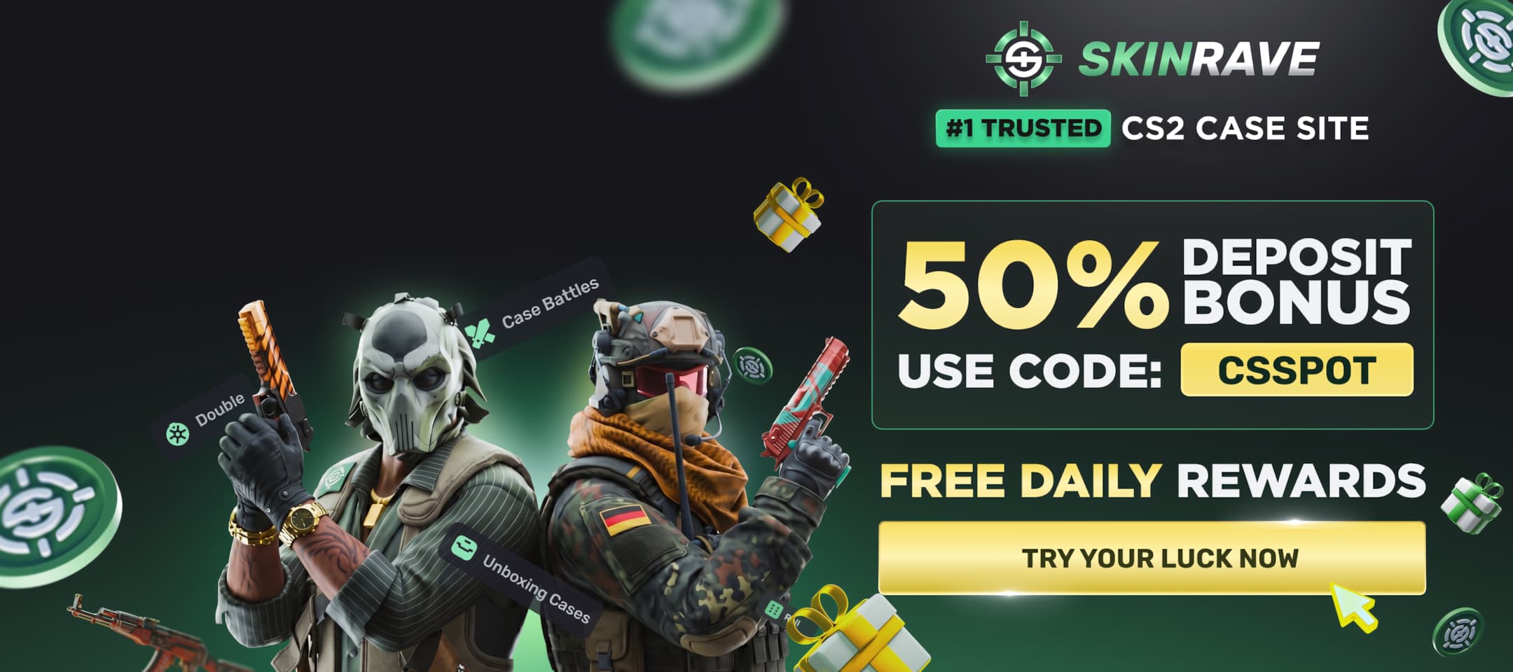 Get a deposit bonus!
