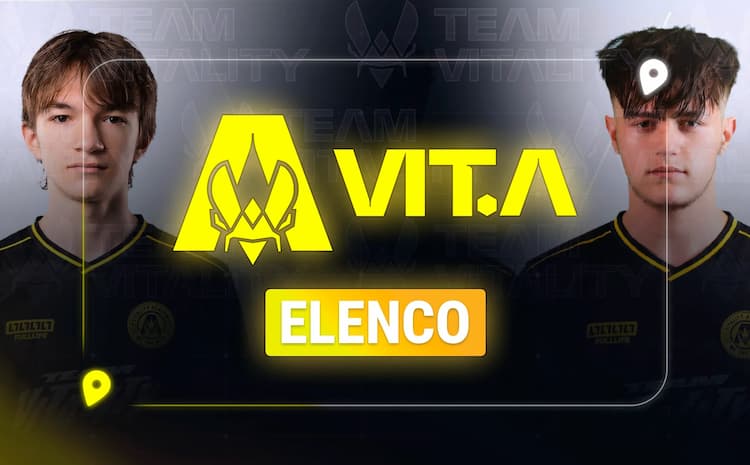 Vitality transforma Project H em equipe academy oficial de CS2