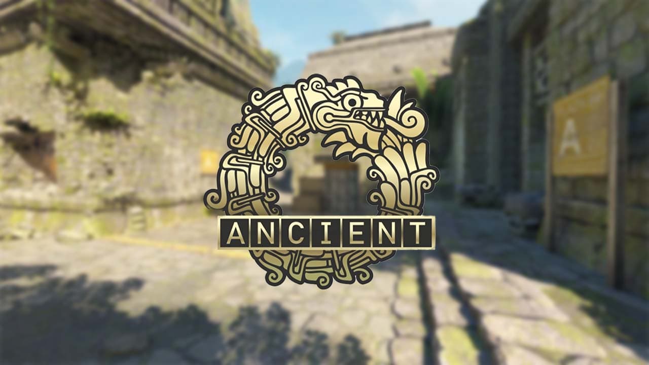 Ancient - visão geral do mapa do pool oficial de CS2