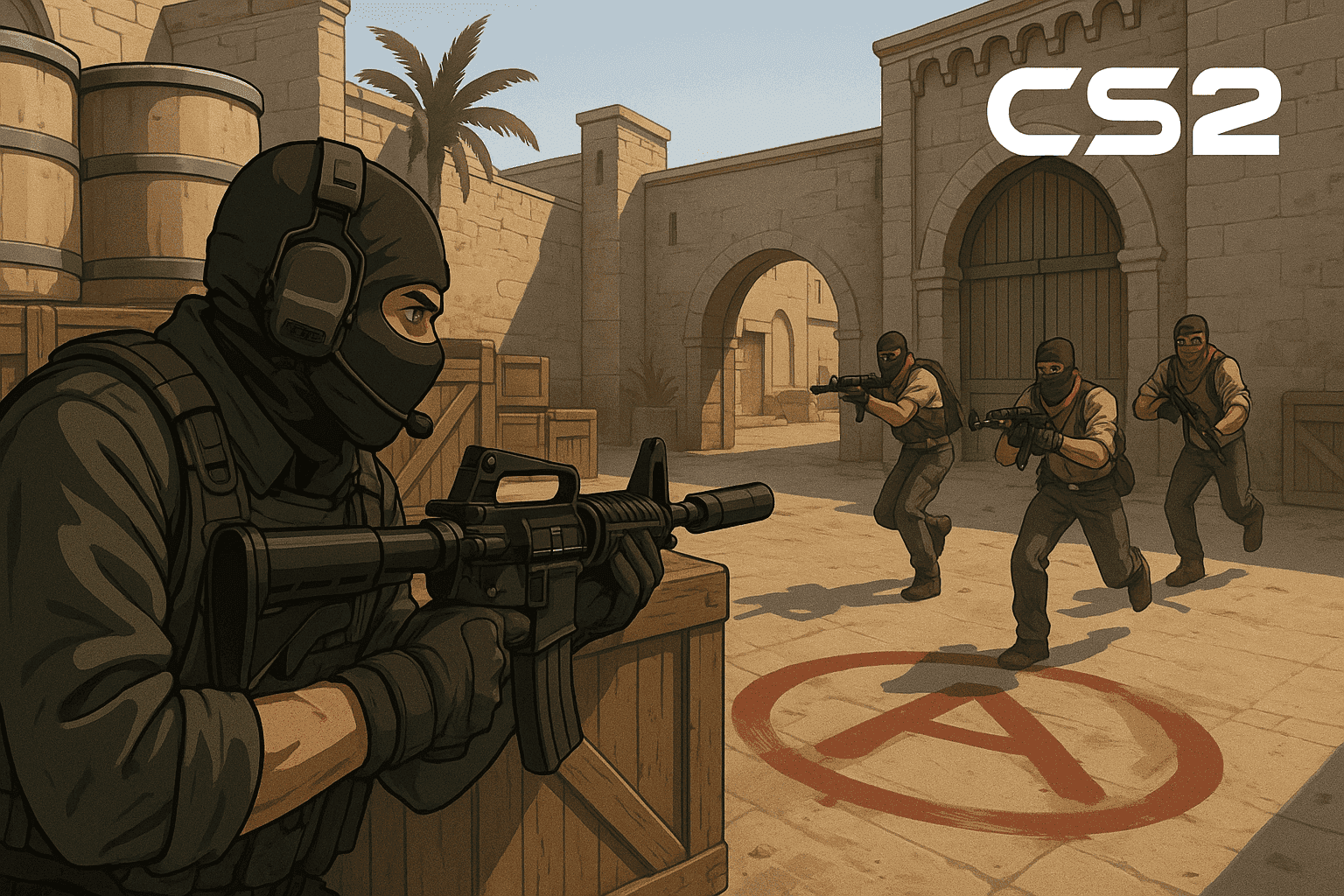 Melhores dicas para defender um bombsite em menor número no CS2