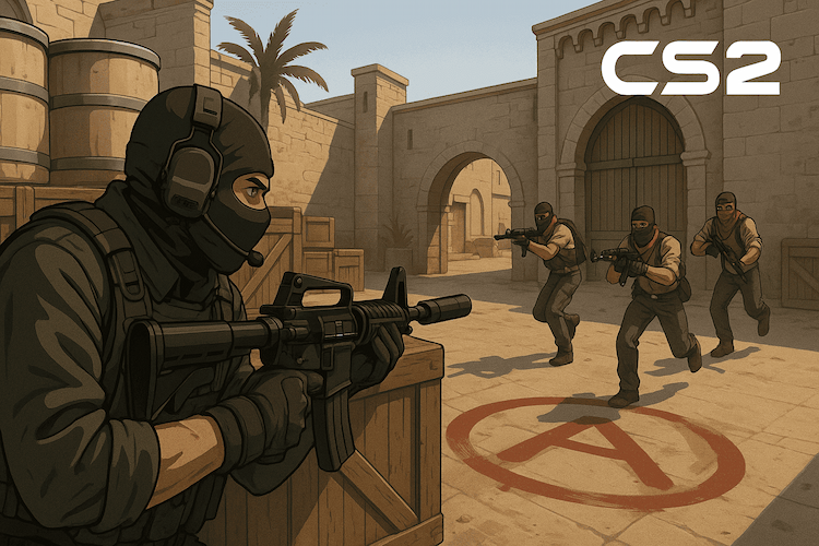 Melhores dicas para defender um bombsite em menor número no CS2