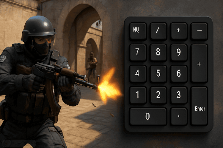 Como bindar o NUMPAD no CS2