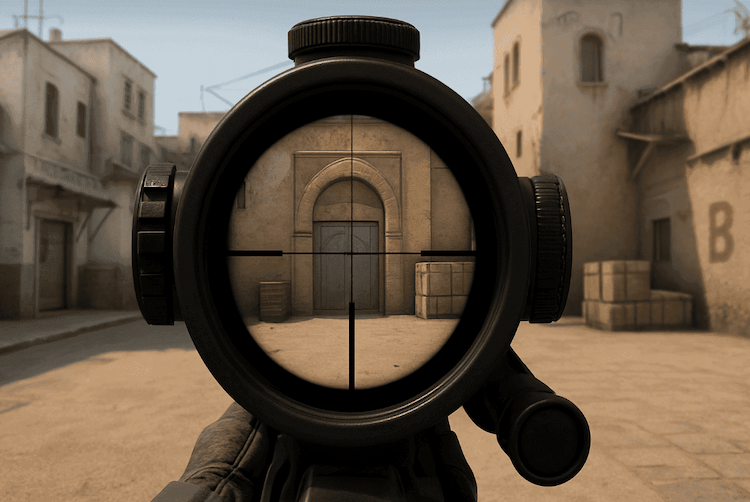 Как вернуть старый прицел у AWP в CS2