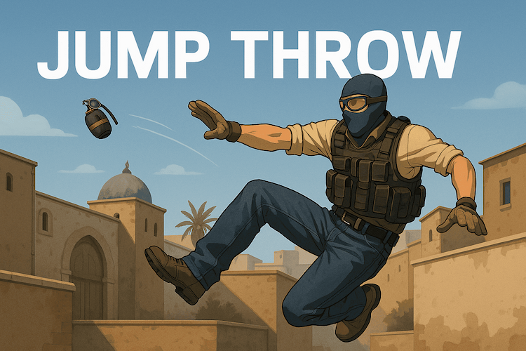 Jump Throw w CS2 bez binda: jak teraz rzucać?