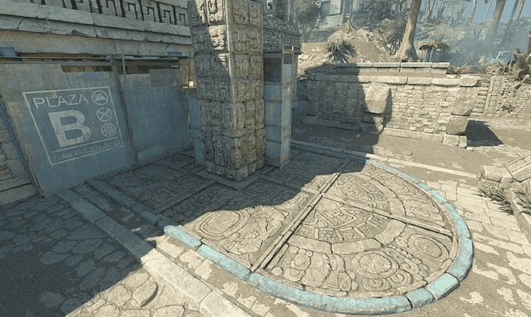 Callouts das posições principais no mapa Ancient do CS2