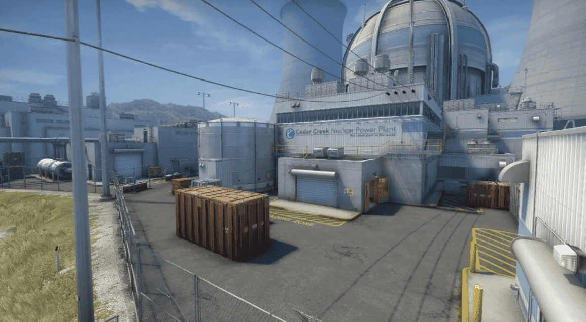 Callouts das posições principais no mapa Nuke do CS2