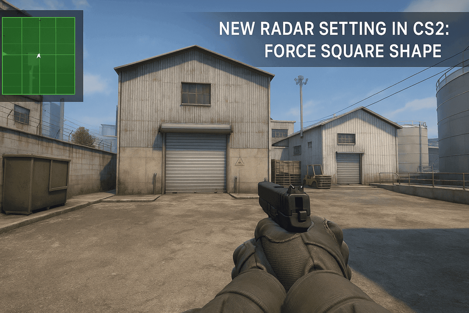 New Radar Setting in CS2: Force Square Shape