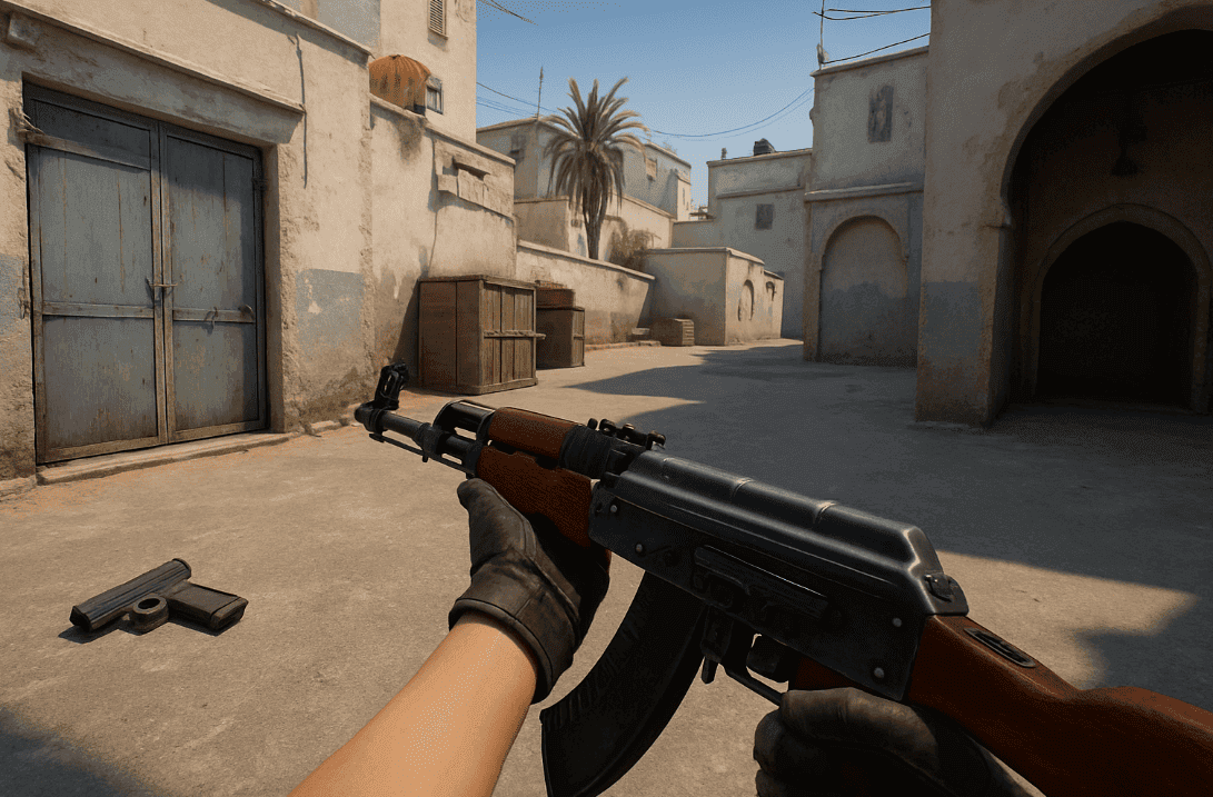 Podnoszenie broni i automatyczne przełączanie w Counter-Strike 2