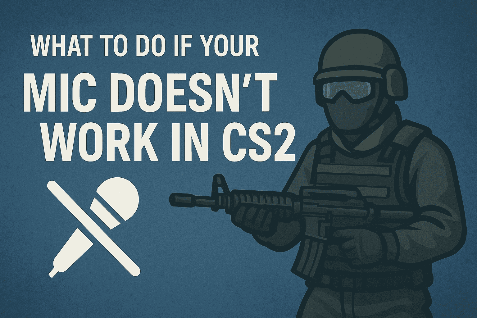 Co zrobić, gdy mikrofon nie działa w CS2