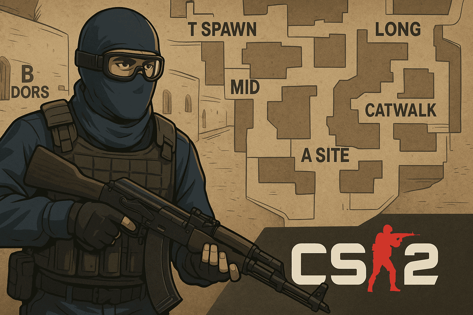 Por que é importante conhecer os callouts em todos os mapas do CS2