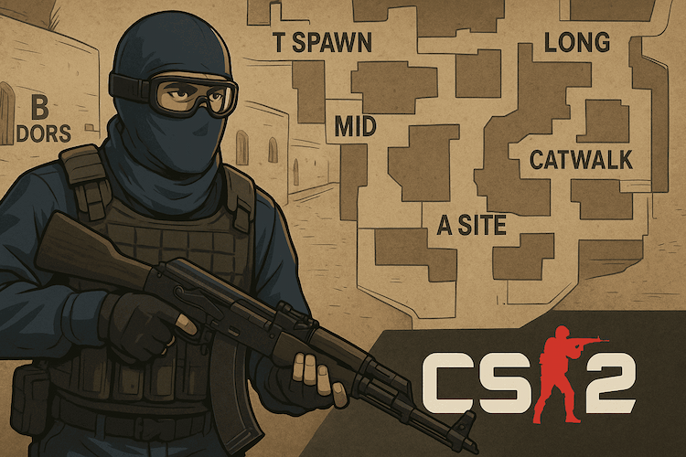 Por que é importante conhecer os callouts em todos os mapas do CS2