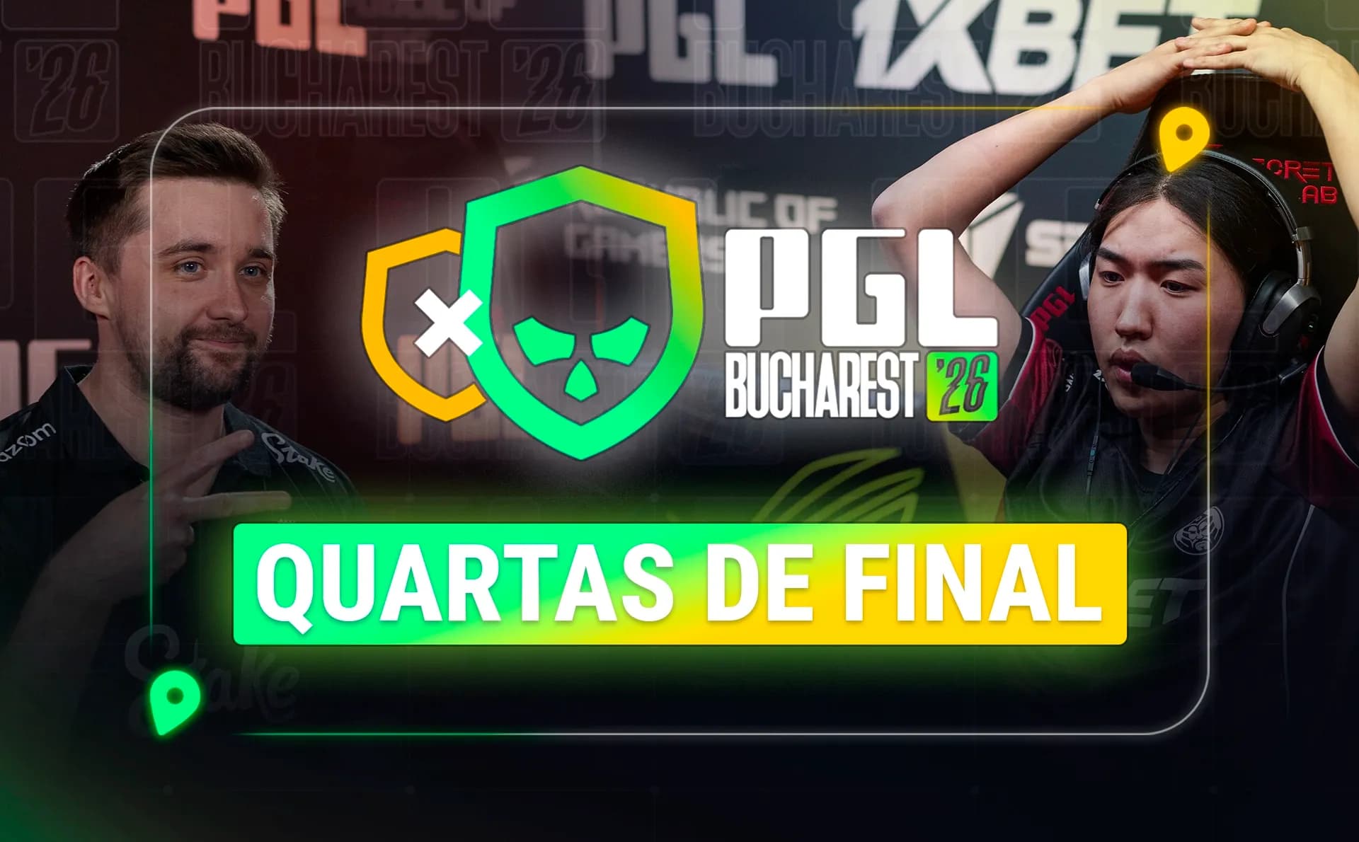 PGL Bucharest 2026: quem avançou para o top 4 após as quartas de final