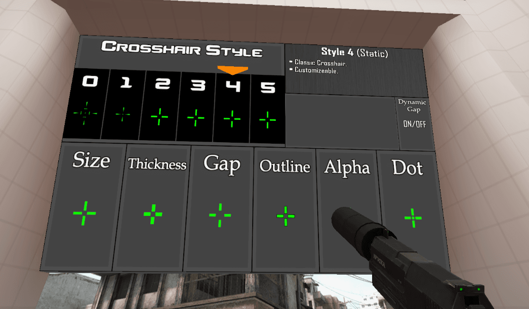 Crosshair customization in CS2 via console: tailor it to your style