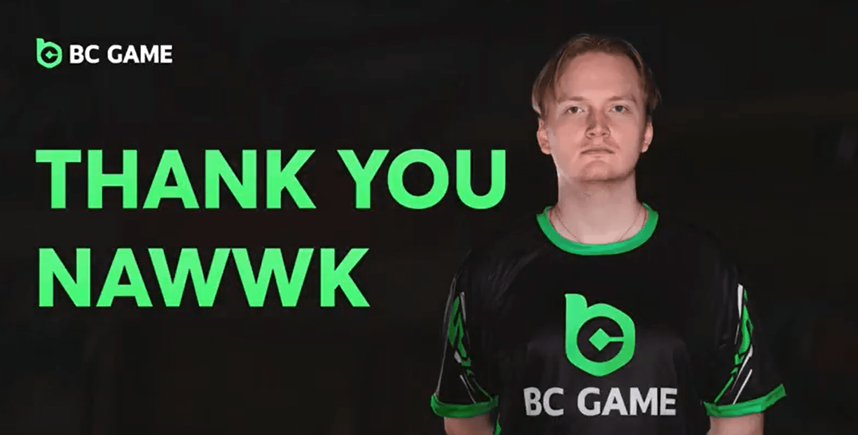 nawwk deixa o elenco titular da BC.Game — mais uma mudança em seis meses