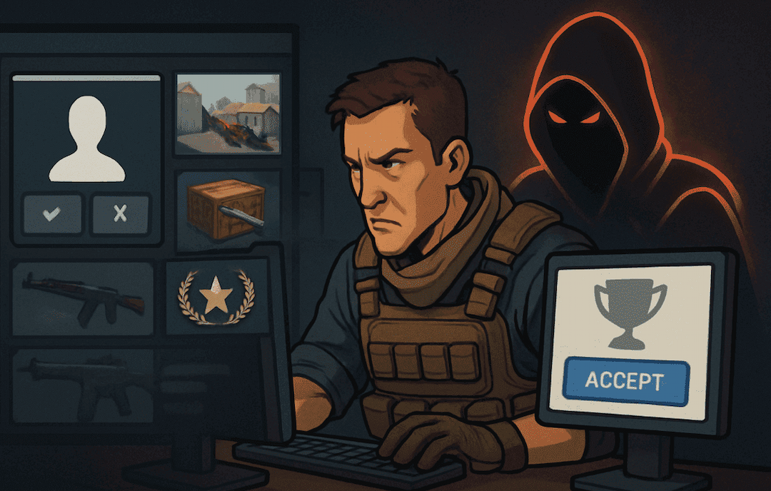 Scam Methods in CS2 Through Friend Requests and Fake Tournament Invites