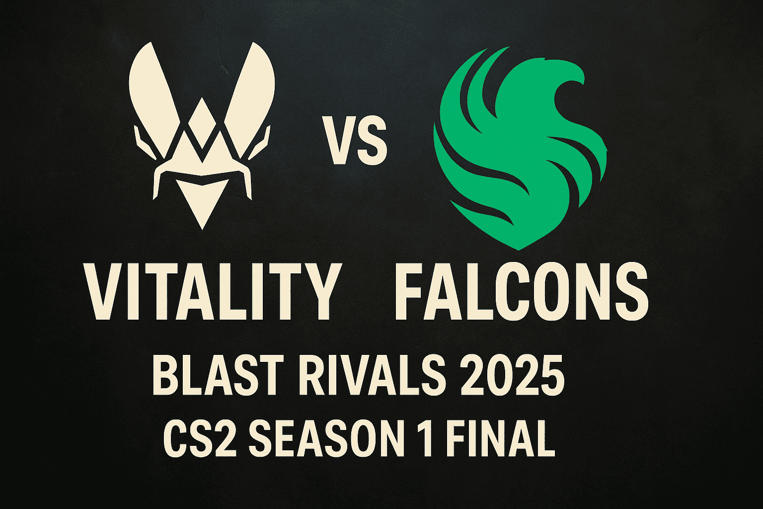 Vitality will face Falcons in the BLAST Rivals 2025 Season 1 Grand Final