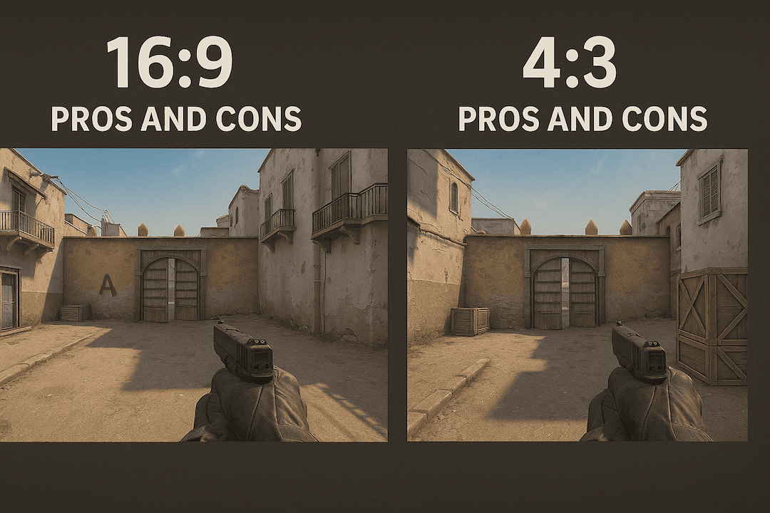 Difference Between 16:9 and 4:3 Resolutions in CS2: Pros and Cons